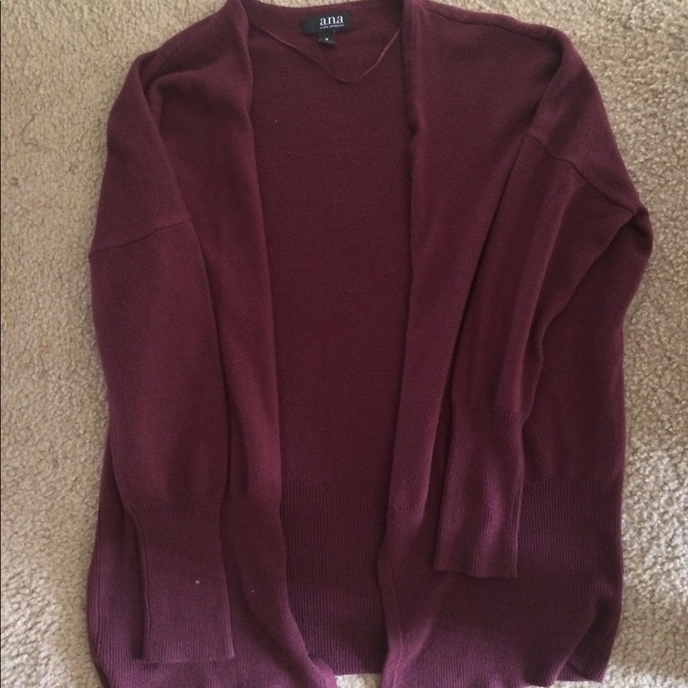 SOLD Maroon cardigan
